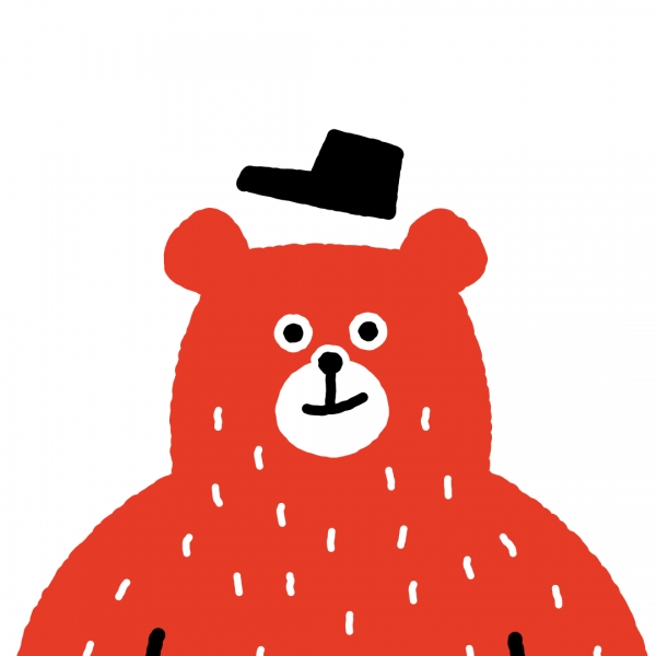 베어베터의 캐릭터 '베베'. 무뚝뚝하지만 우직한 곰의 모습이 발달장애인이 특성과 닮았다는 의미로 만들어졌다.